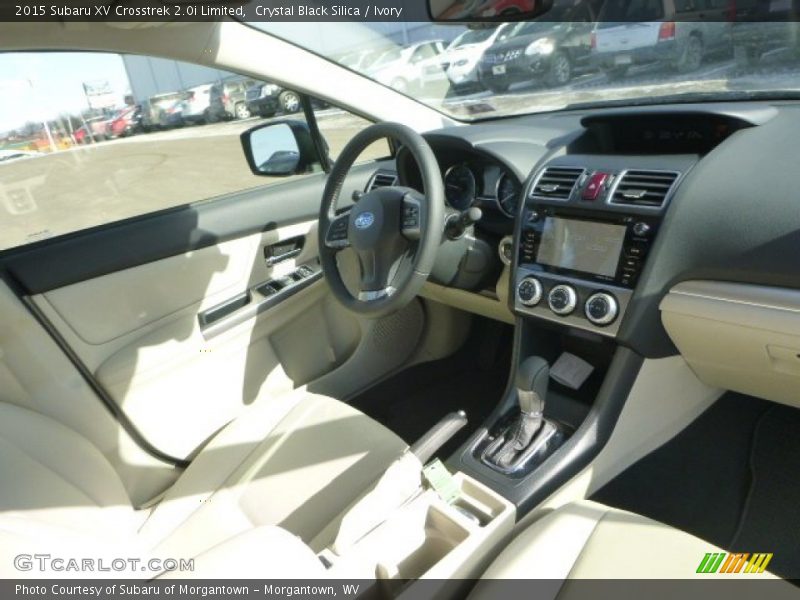 Crystal Black Silica / Ivory 2015 Subaru XV Crosstrek 2.0i Limited