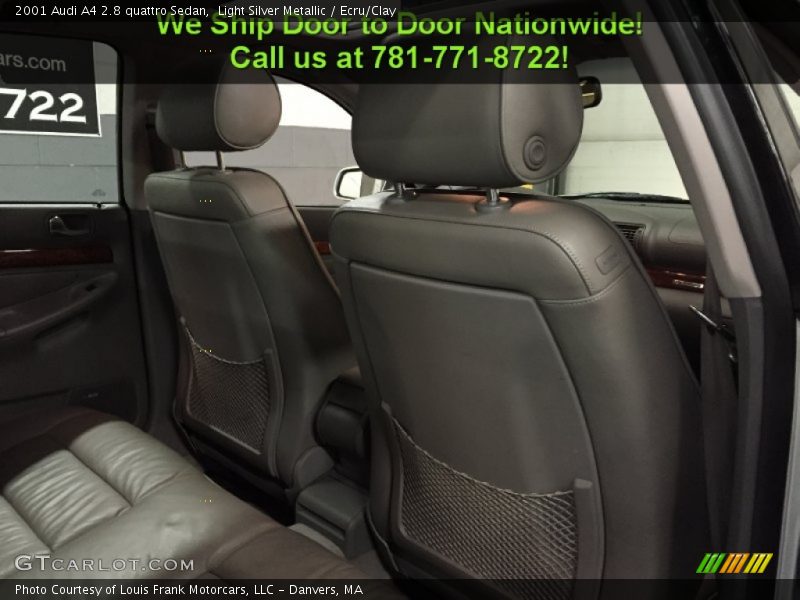 Light Silver Metallic / Ecru/Clay 2001 Audi A4 2.8 quattro Sedan