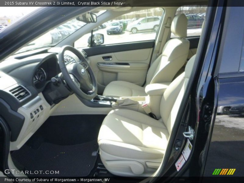 Crystal Black Silica / Ivory 2015 Subaru XV Crosstrek 2.0i Limited