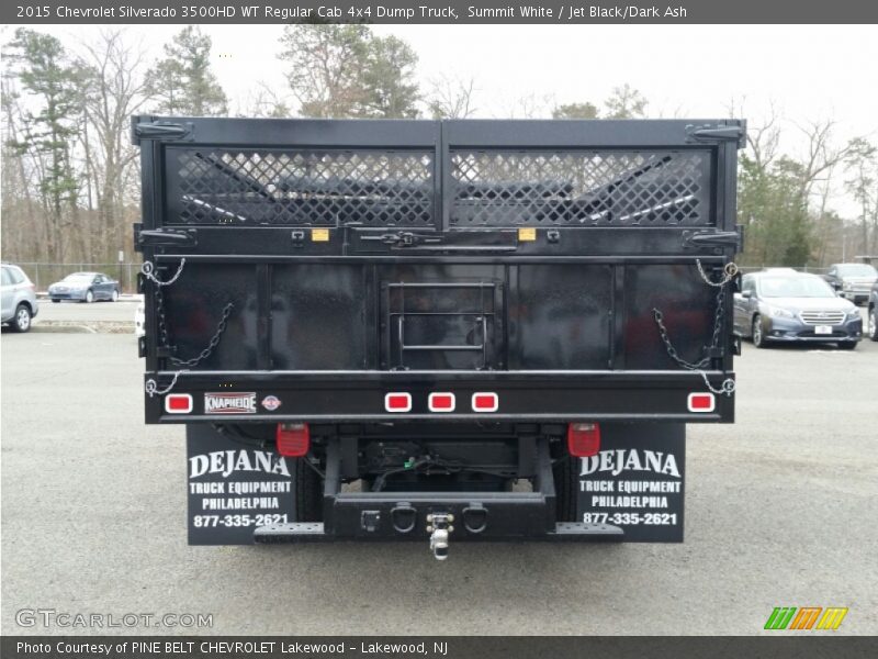 Summit White / Jet Black/Dark Ash 2015 Chevrolet Silverado 3500HD WT Regular Cab 4x4 Dump Truck