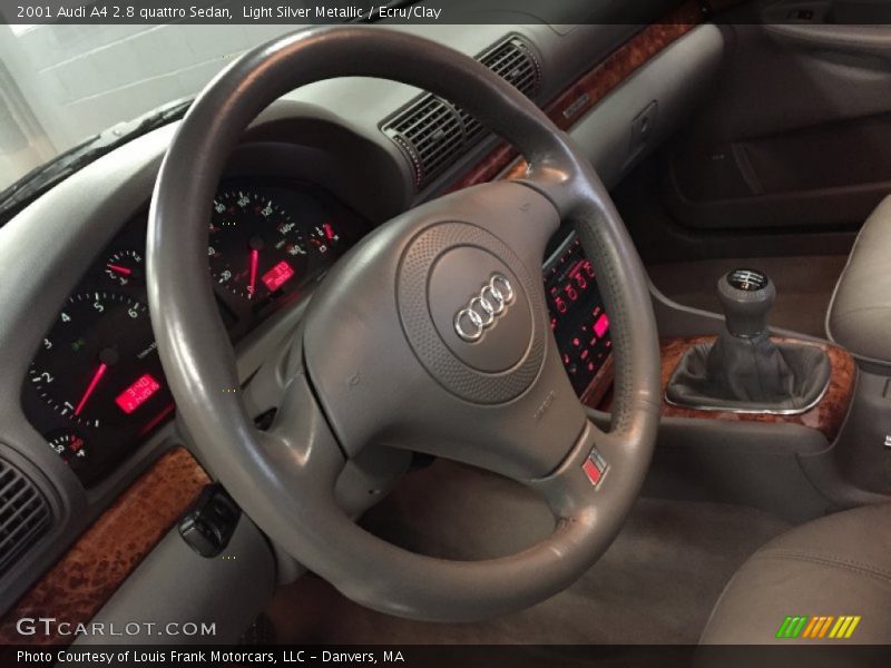 Light Silver Metallic / Ecru/Clay 2001 Audi A4 2.8 quattro Sedan