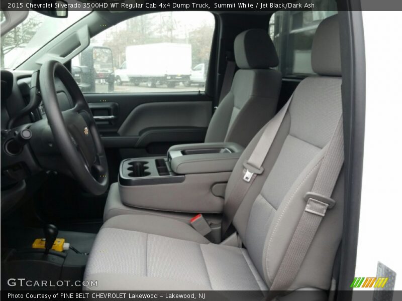 Summit White / Jet Black/Dark Ash 2015 Chevrolet Silverado 3500HD WT Regular Cab 4x4 Dump Truck
