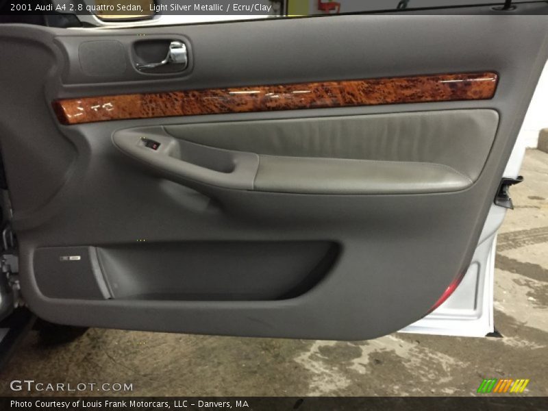 Light Silver Metallic / Ecru/Clay 2001 Audi A4 2.8 quattro Sedan