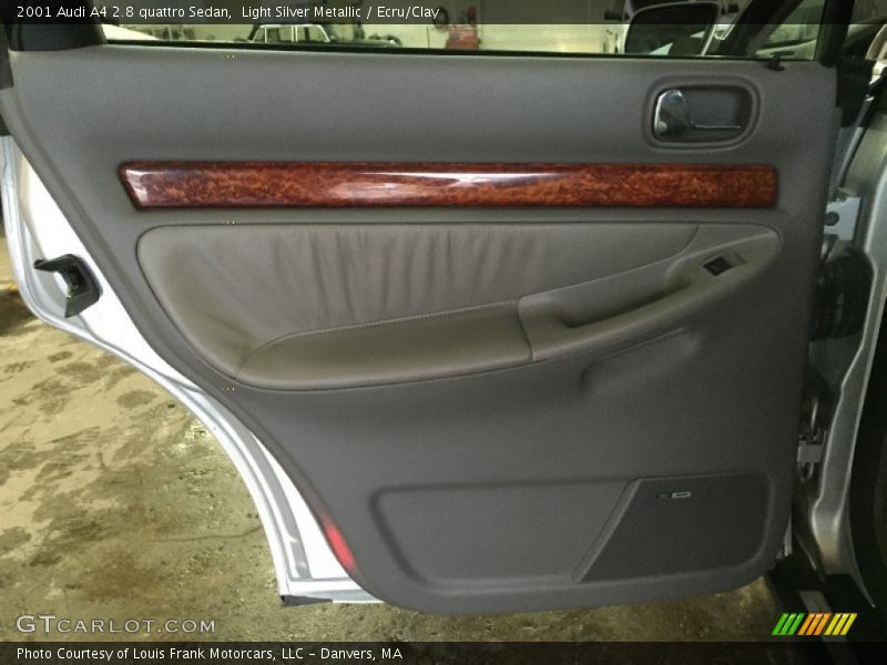 Light Silver Metallic / Ecru/Clay 2001 Audi A4 2.8 quattro Sedan