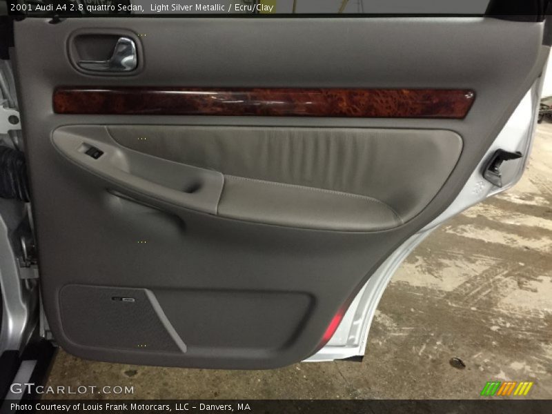 Light Silver Metallic / Ecru/Clay 2001 Audi A4 2.8 quattro Sedan