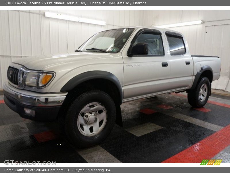 Lunar Mist Silver Metallic / Charcoal 2003 Toyota Tacoma V6 PreRunner Double Cab