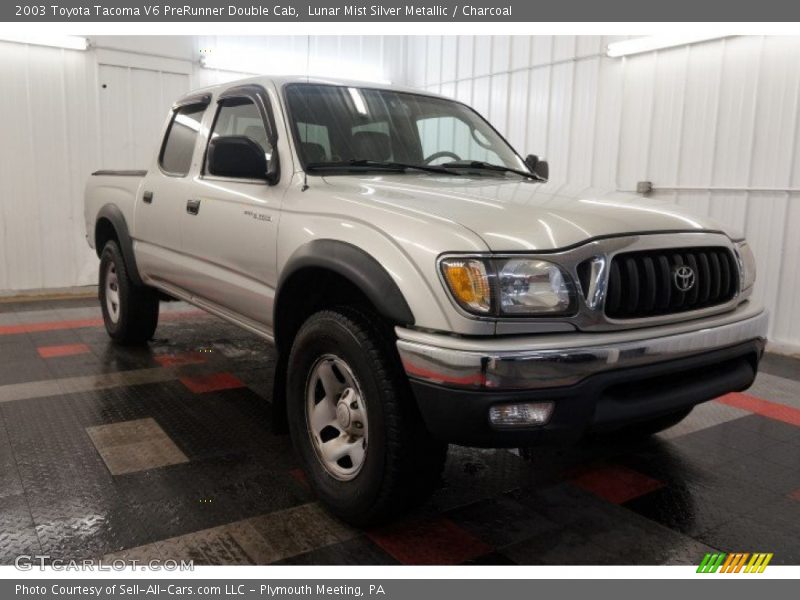 Lunar Mist Silver Metallic / Charcoal 2003 Toyota Tacoma V6 PreRunner Double Cab