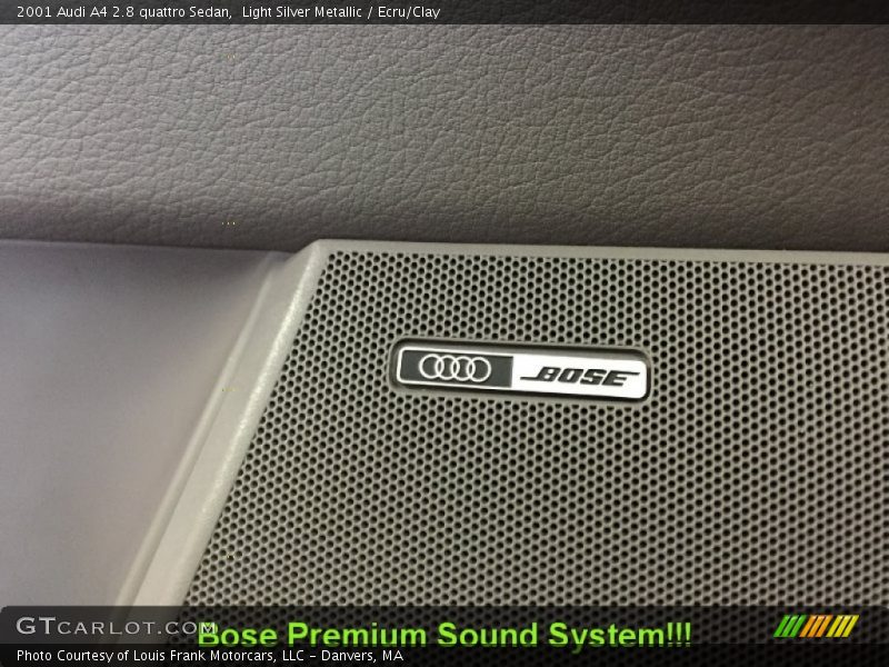 Light Silver Metallic / Ecru/Clay 2001 Audi A4 2.8 quattro Sedan