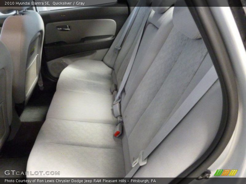 Quicksilver / Gray 2010 Hyundai Elantra SE