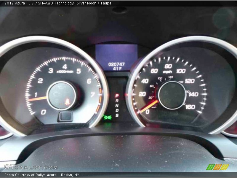 Silver Moon / Taupe 2012 Acura TL 3.7 SH-AWD Technology