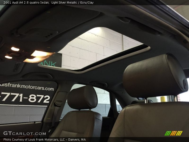 Light Silver Metallic / Ecru/Clay 2001 Audi A4 2.8 quattro Sedan