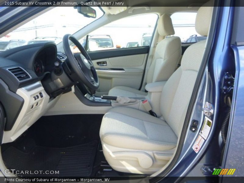 Quartz Blue Pearl / Ivory 2015 Subaru XV Crosstrek 2.0i Premium