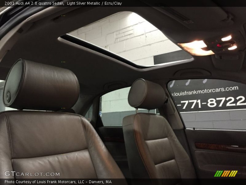 Light Silver Metallic / Ecru/Clay 2001 Audi A4 2.8 quattro Sedan