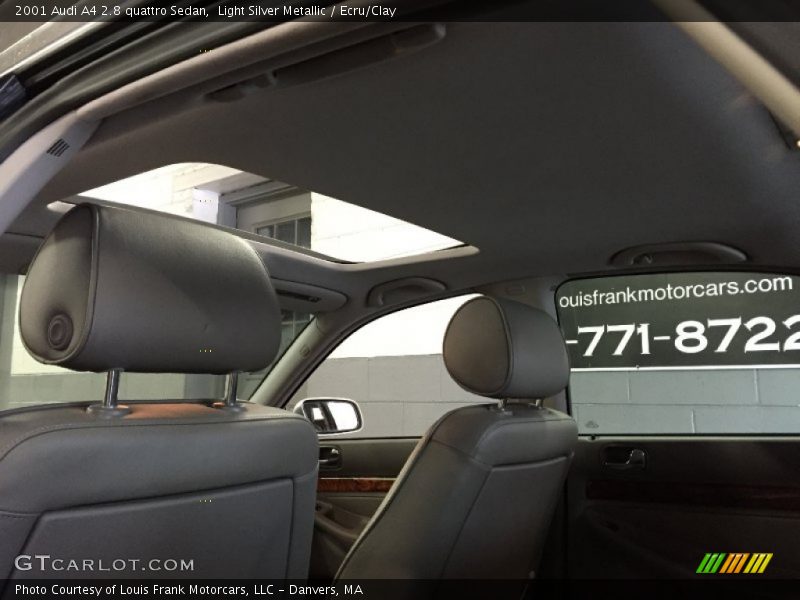 Light Silver Metallic / Ecru/Clay 2001 Audi A4 2.8 quattro Sedan