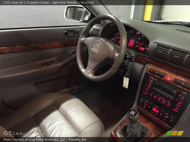 Light Silver Metallic / Ecru/Clay 2001 Audi A4 2.8 quattro Sedan