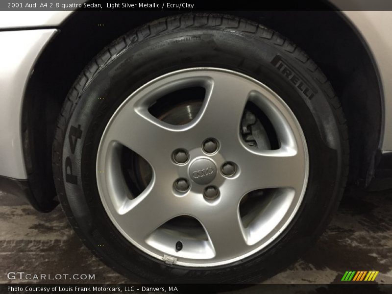 Light Silver Metallic / Ecru/Clay 2001 Audi A4 2.8 quattro Sedan