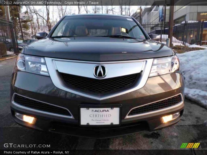 Grigio Metallic / Taupe 2012 Acura MDX SH-AWD Technology