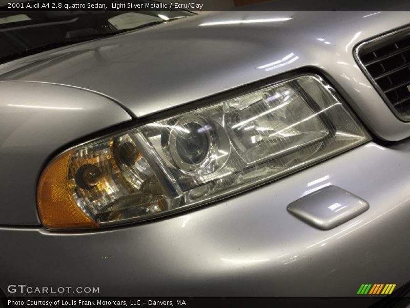 Light Silver Metallic / Ecru/Clay 2001 Audi A4 2.8 quattro Sedan