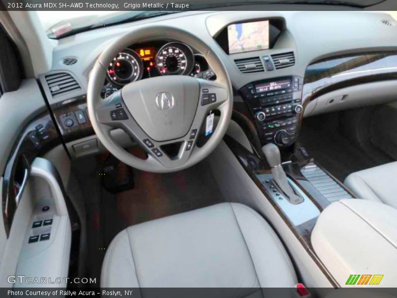 Grigio Metallic / Taupe 2012 Acura MDX SH-AWD Technology