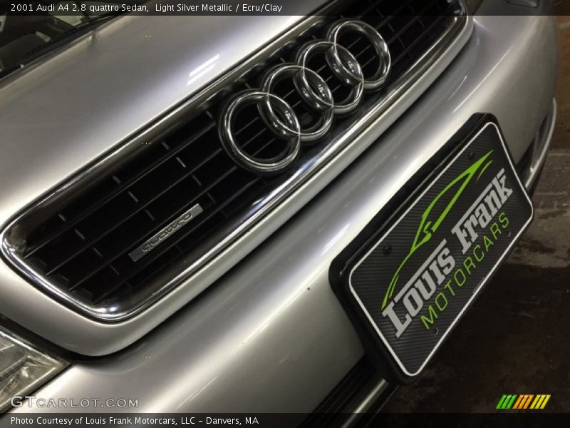 Light Silver Metallic / Ecru/Clay 2001 Audi A4 2.8 quattro Sedan
