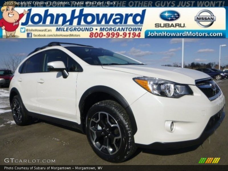 Crystal White Pearl / Black 2015 Subaru XV Crosstrek 2.0i Limited