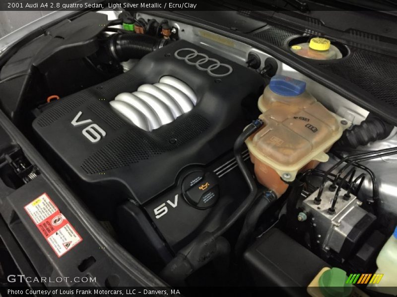 Light Silver Metallic / Ecru/Clay 2001 Audi A4 2.8 quattro Sedan