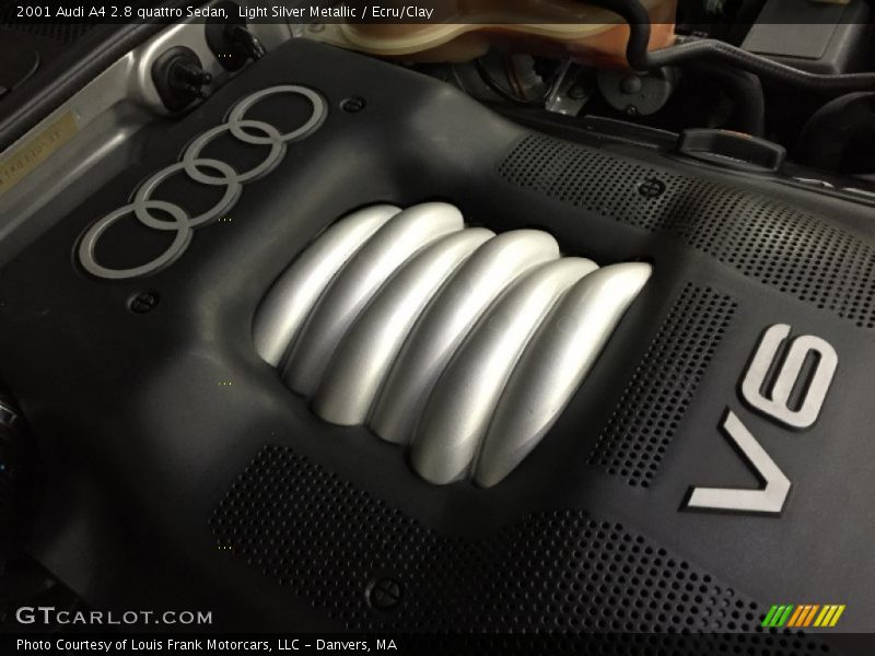 Light Silver Metallic / Ecru/Clay 2001 Audi A4 2.8 quattro Sedan