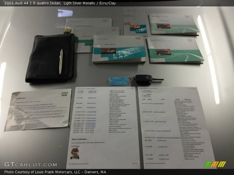 Light Silver Metallic / Ecru/Clay 2001 Audi A4 2.8 quattro Sedan