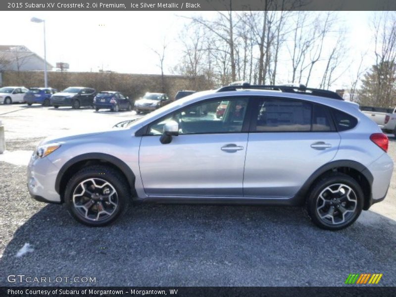 Ice Silver Metallic / Black 2015 Subaru XV Crosstrek 2.0i Premium