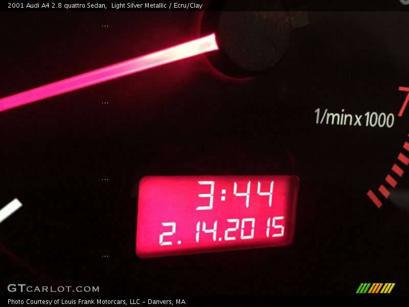Light Silver Metallic / Ecru/Clay 2001 Audi A4 2.8 quattro Sedan