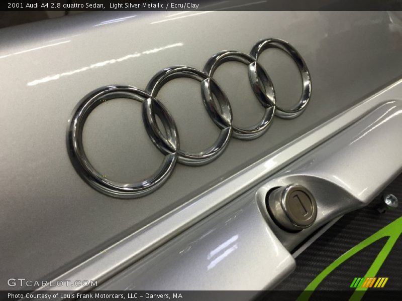 Light Silver Metallic / Ecru/Clay 2001 Audi A4 2.8 quattro Sedan