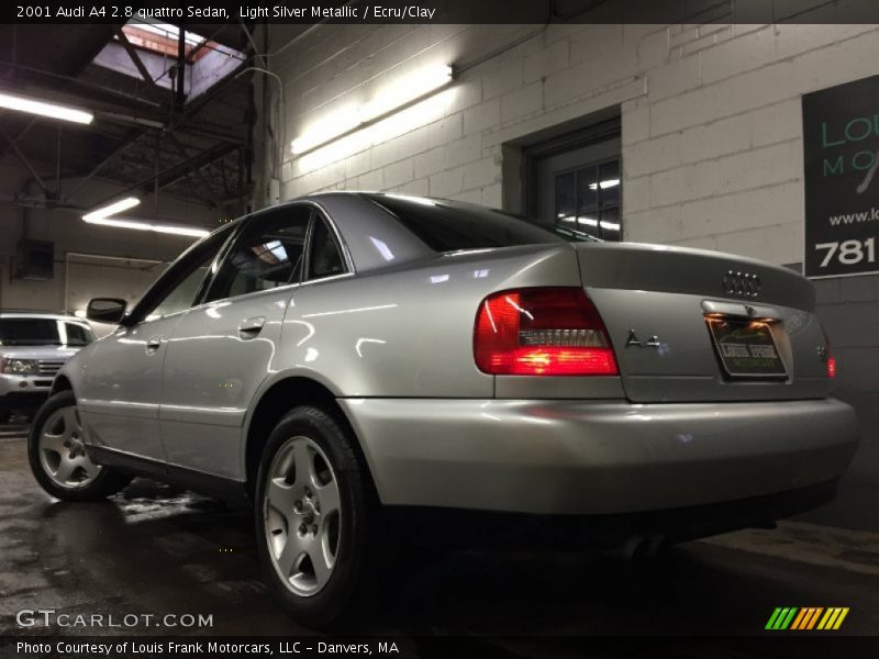 Light Silver Metallic / Ecru/Clay 2001 Audi A4 2.8 quattro Sedan