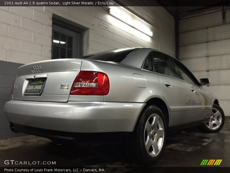 Light Silver Metallic / Ecru/Clay 2001 Audi A4 2.8 quattro Sedan