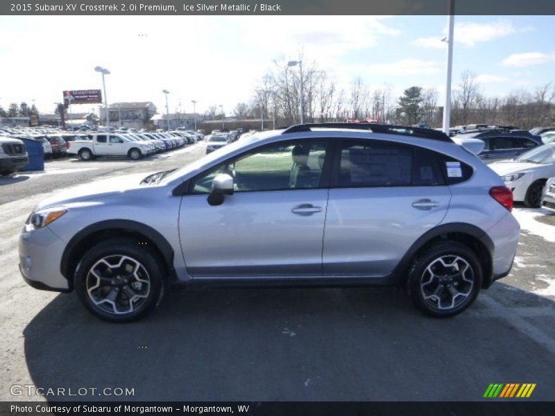 Ice Silver Metallic / Black 2015 Subaru XV Crosstrek 2.0i Premium