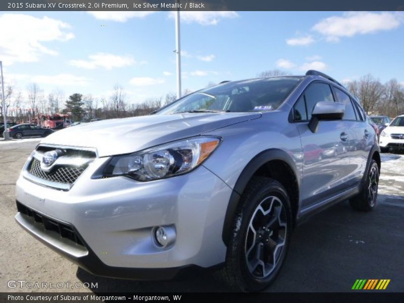Ice Silver Metallic / Black 2015 Subaru XV Crosstrek 2.0i Premium