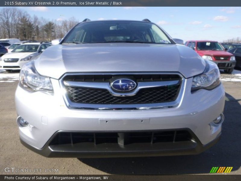 Ice Silver Metallic / Black 2015 Subaru XV Crosstrek 2.0i Premium