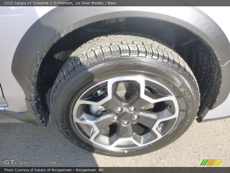 Ice Silver Metallic / Black 2015 Subaru XV Crosstrek 2.0i Premium