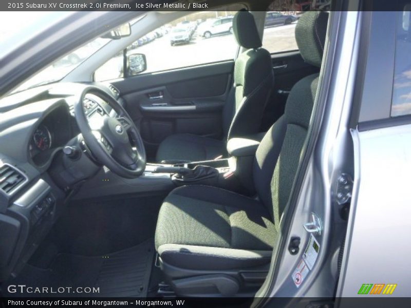 Ice Silver Metallic / Black 2015 Subaru XV Crosstrek 2.0i Premium