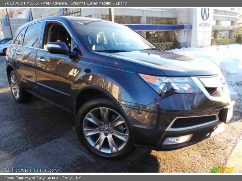 Graphite Luster Metallic / Ebony 2013 Acura MDX SH-AWD Advance