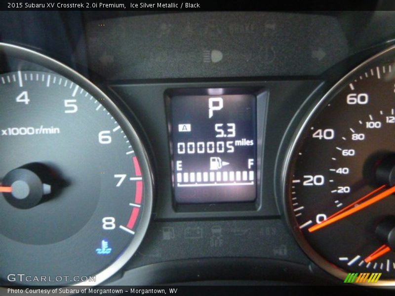 Ice Silver Metallic / Black 2015 Subaru XV Crosstrek 2.0i Premium
