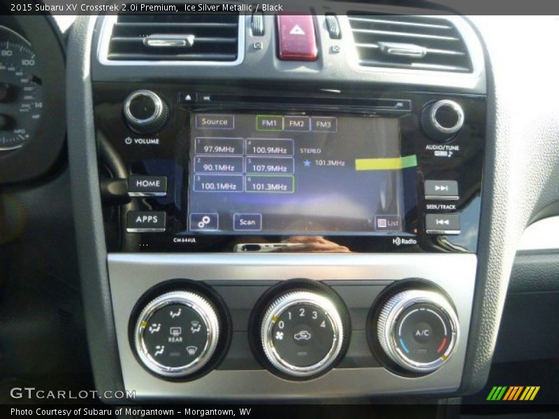 Ice Silver Metallic / Black 2015 Subaru XV Crosstrek 2.0i Premium