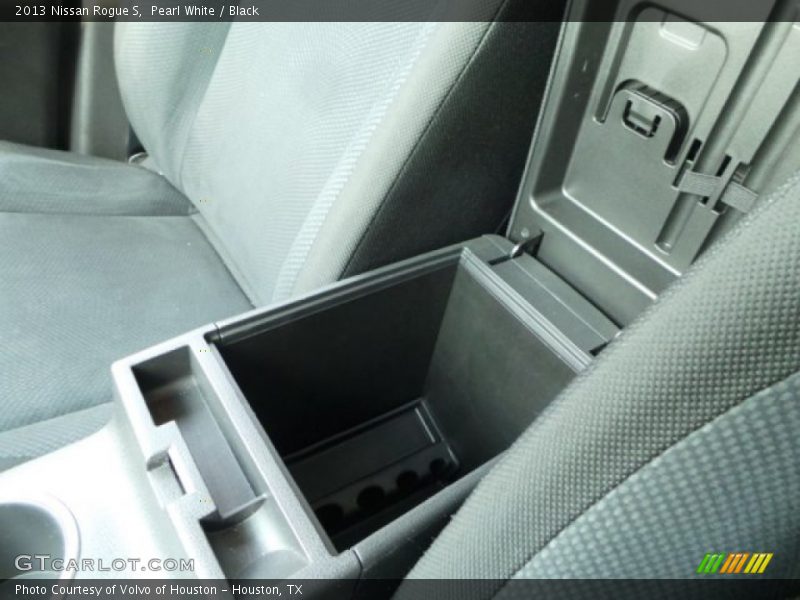 Pearl White / Black 2013 Nissan Rogue S