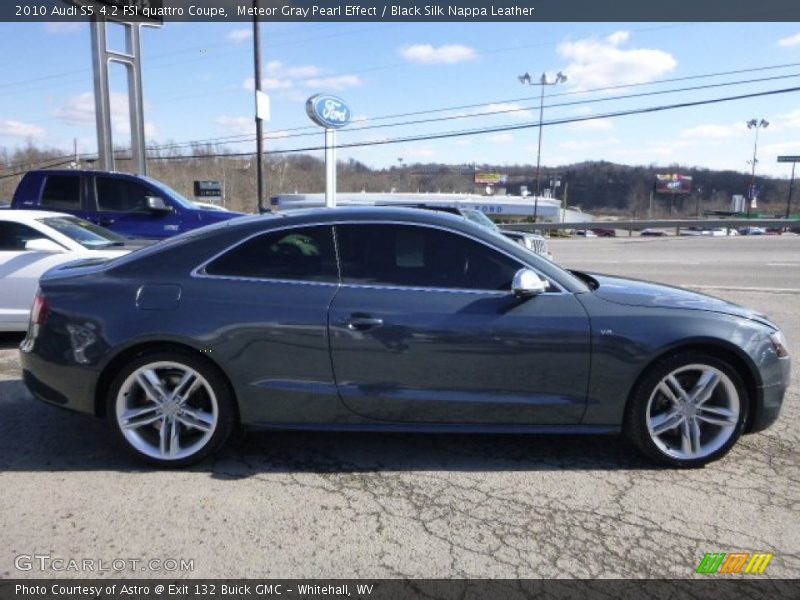 Meteor Gray Pearl Effect / Black Silk Nappa Leather 2010 Audi S5 4.2 FSI quattro Coupe