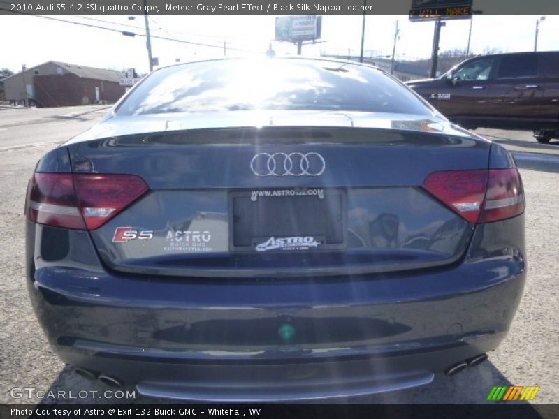 Meteor Gray Pearl Effect / Black Silk Nappa Leather 2010 Audi S5 4.2 FSI quattro Coupe