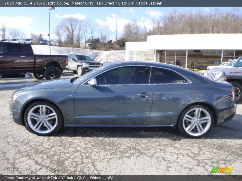 Meteor Gray Pearl Effect / Black Silk Nappa Leather 2010 Audi S5 4.2 FSI quattro Coupe