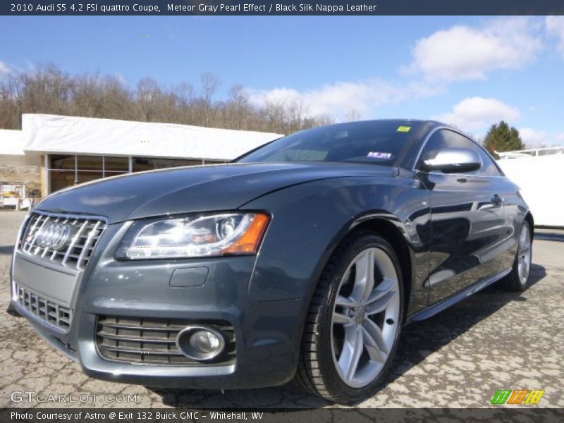 Meteor Gray Pearl Effect / Black Silk Nappa Leather 2010 Audi S5 4.2 FSI quattro Coupe
