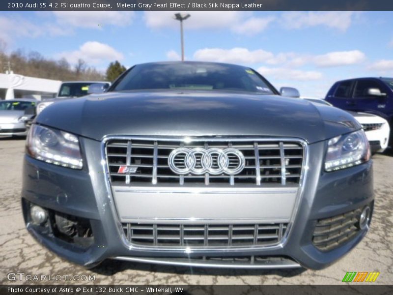 Meteor Gray Pearl Effect / Black Silk Nappa Leather 2010 Audi S5 4.2 FSI quattro Coupe