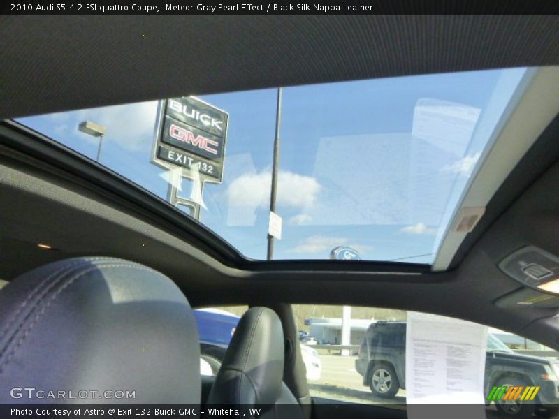 Meteor Gray Pearl Effect / Black Silk Nappa Leather 2010 Audi S5 4.2 FSI quattro Coupe