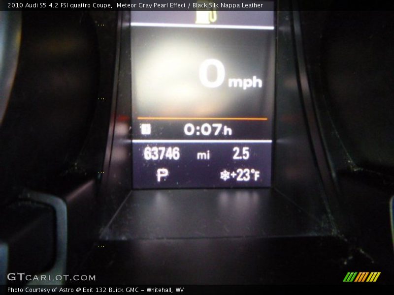 Meteor Gray Pearl Effect / Black Silk Nappa Leather 2010 Audi S5 4.2 FSI quattro Coupe