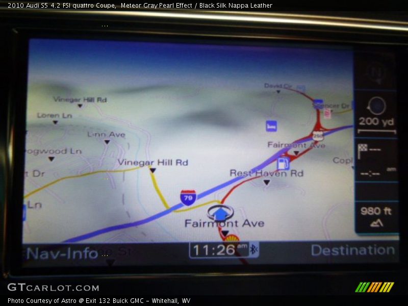 Meteor Gray Pearl Effect / Black Silk Nappa Leather 2010 Audi S5 4.2 FSI quattro Coupe